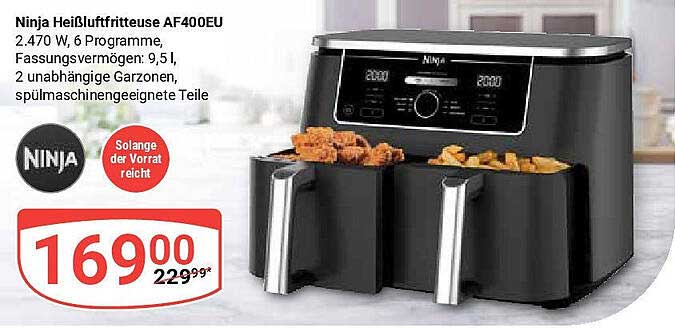 Ninja Heißluftfritteuse AF400EU