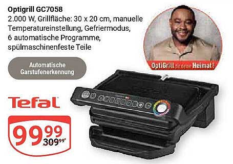 Optigrill GC7058 von Tefal - Der Grill für jeden Anlass