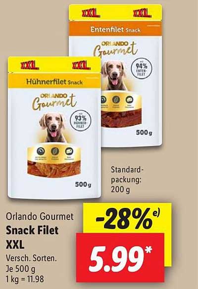 Orlando Gourmet Snack Filet XXL