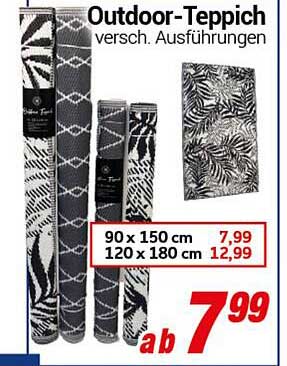 Outdoor-Teppich in verschiedenen Ausführungen