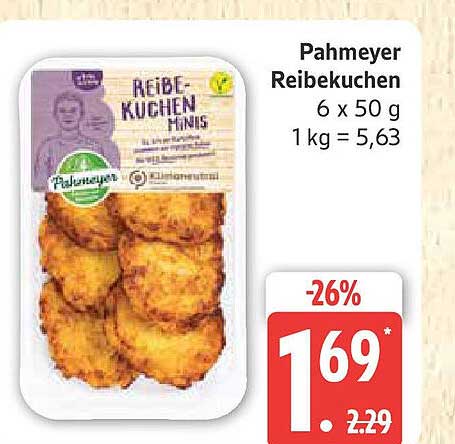 Pahmeyer Reibekuchen Minis 6 x 50 g