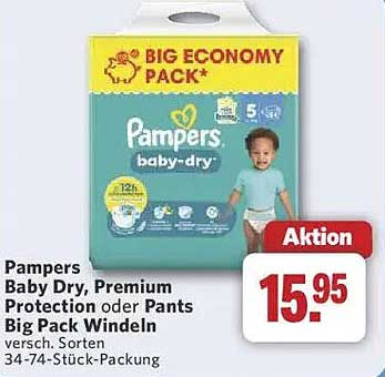 Pampers Baby Dry Big Pack Windeln