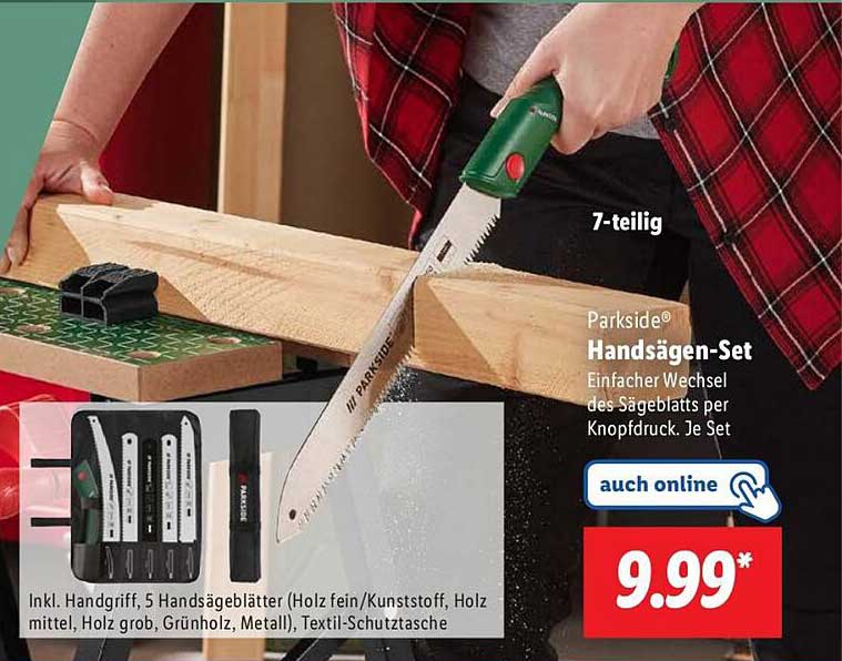 Parkside® Handsägen-Set 7-teilig