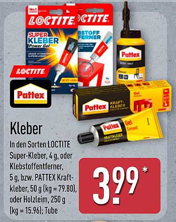 Pattex Kleber - Super-Kleber & Kraft-Kleber