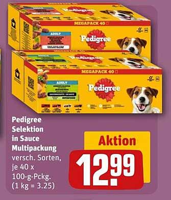 Pedigree Selektion in Sauce Multipack 40 x 100-g-Packungen