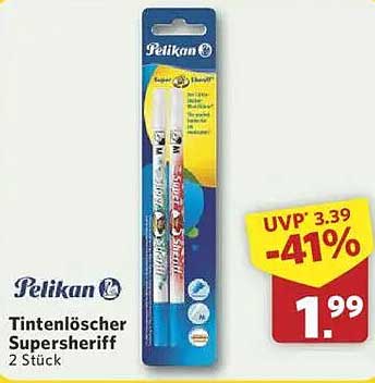Pelikan Tintenlöscher Supersheriff – 2 Stück