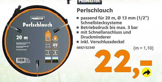 Perlschlauch 20 m, Ø 13 mm (1/2")