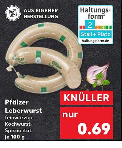 Pfälzer Leberwurst - feine Kochwurst-Spezialität