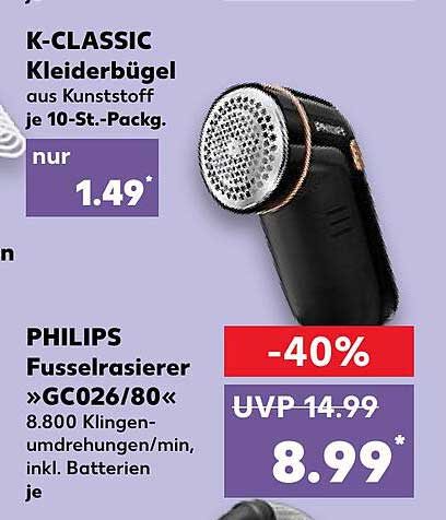PHILIPS Fusselrasierer »GC026/80« -40% auf UVP