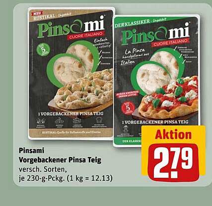 Pinsami Vorgebackener Pinsa Teig