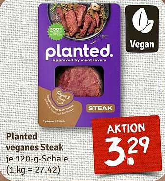 Planted veganes Steak je 120-g-Schale