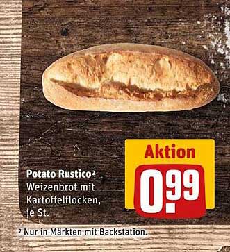 Potato Rustico Weizenbrot mit Kartoffelflocken, je St.
