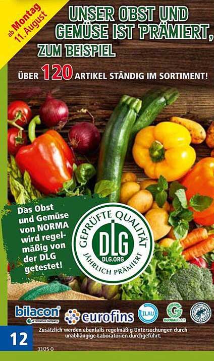 Prämiertes Obst und Gemüse bei Norma – Vielfalt genießen!