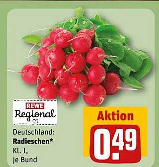Radieschen Kl. I, je Bund