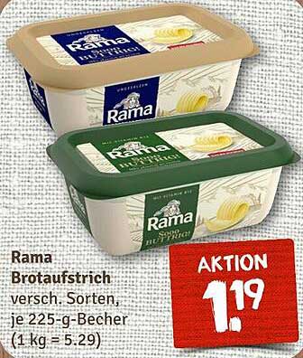 Rama Brotaufstrich - verschiedene Sorten im Angebot!