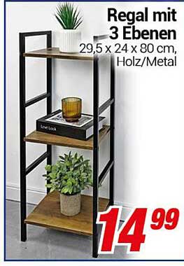 Regal mit 3 Ebenen