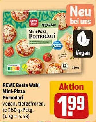 REWE Beste Wahl Mini-Pizza Pomodori