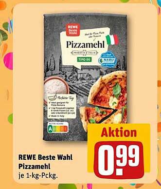 REWE Beste Wahl Pizzamehl 1-kg-Pckg