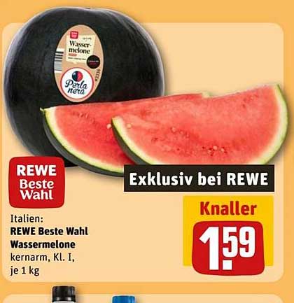 REWE Beste Wahl Wassermelone, je 1 kg