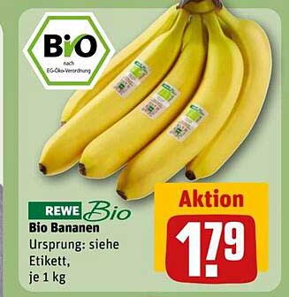 REWE Bio Bananen, je 1 kg