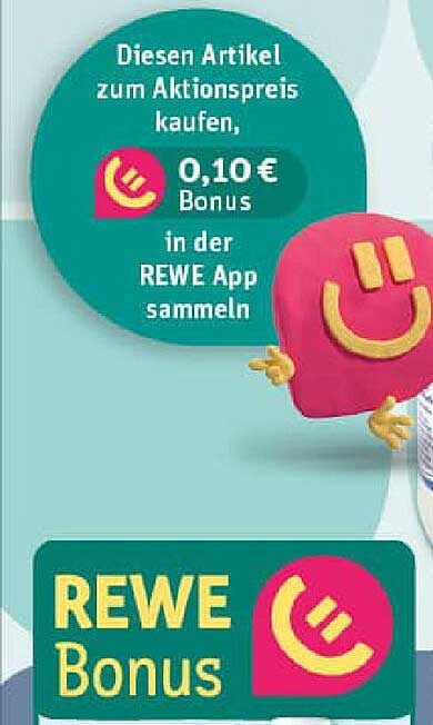 REWE Bonus Aktion: 0,10 € beim Kauf dieses Artikels