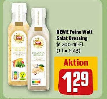 REWE Feine Welt Salat Dressing je 200-ml-Fl.