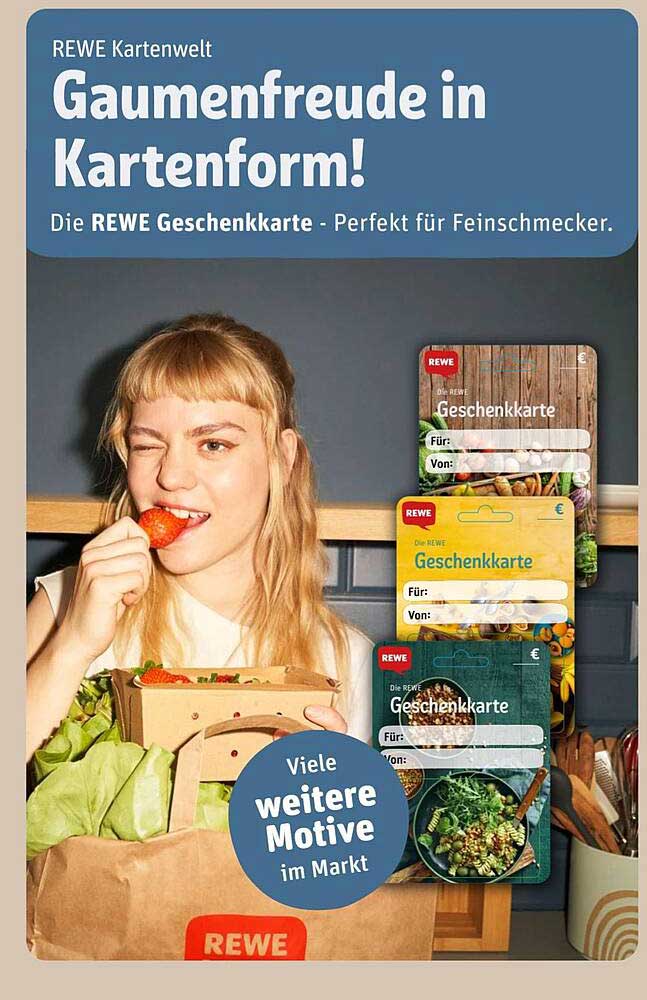 REWE Geschenkkarte - Perfekt für Feinschmecker