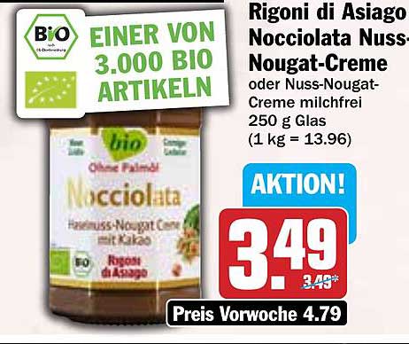 Rigoni di Asiago Nocciolata Nuss-Nougat-Creme 250 g