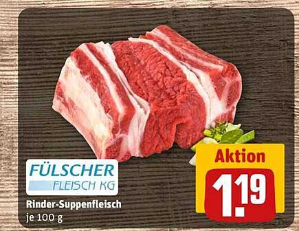 Rinder-Suppenfleisch von FÜLSCHER FLEISCH KG - Aktion
