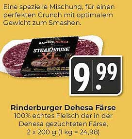 Rinderburger Dehesa Färse 2x200g