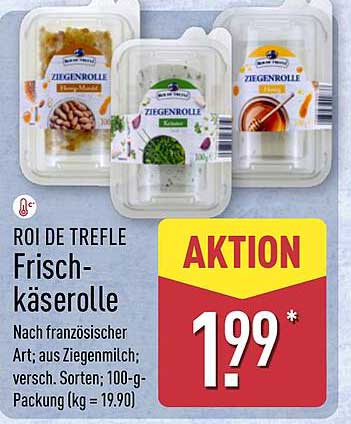 ROI DE TREFLE Frischkäserolle