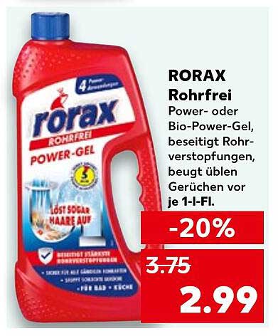 RORAX Rohrfrei Power-Gel