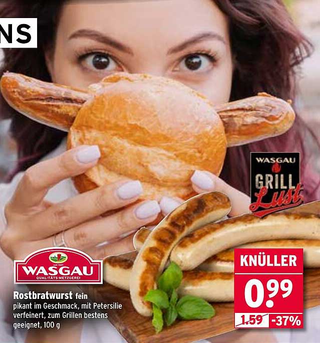 Rostbratwurst fein, 100 g