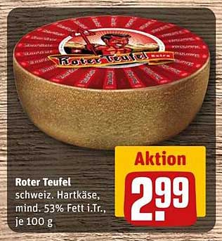 Roter Teufel - Schweizer Hartkäse, mind. 53% Fett i.Tr.