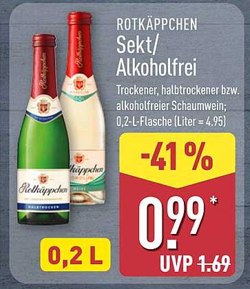 ROTkäppchen Sekt / Alkoholfrei - 0,2 L Flasche