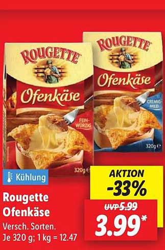 Rougette Ofenkäse für nur 3,99 € (statt 5,99 €)