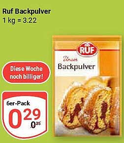 Ruf Backpulver 6er-Pack