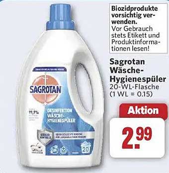 Sagrotan Wäschespüler - Hygiene für Ihre Wäsche