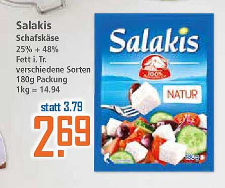 Salakis Schafskäse 180g - Natur