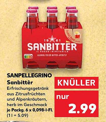 SANPELLEGRINO Sanbitter Erfrischungsgetränk