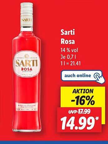 Sarti Rosa - 0,7 l Flasche