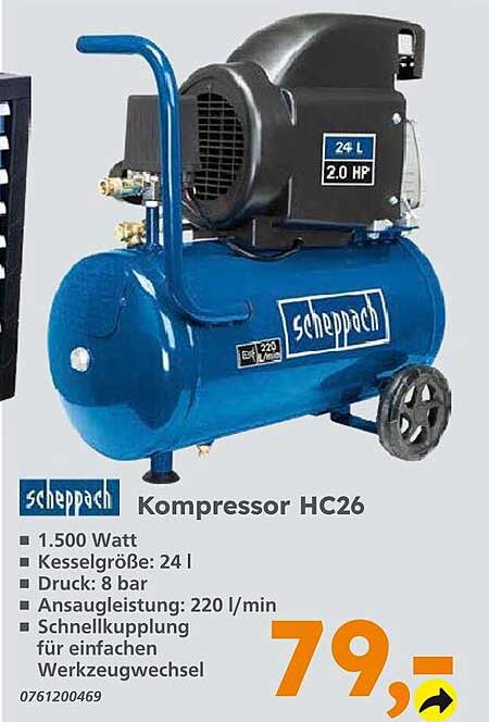 Scheppach Kompressor HC26