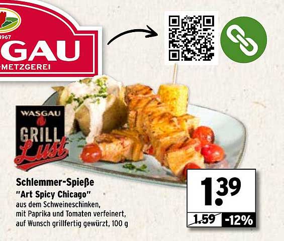 Schlemmer-Spieße 'Art Spicy Chicago', 100 g
