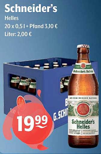 Schneider's Helles Kasten (20 x 0,5L)