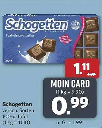 Schogetten Edel-Alpenvollmilch 100 g
