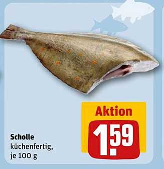 Scholle küchenfertig, je 100 g
