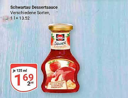 Schwartau Dessertsauce - Verschiedene Sorten, 125 ml