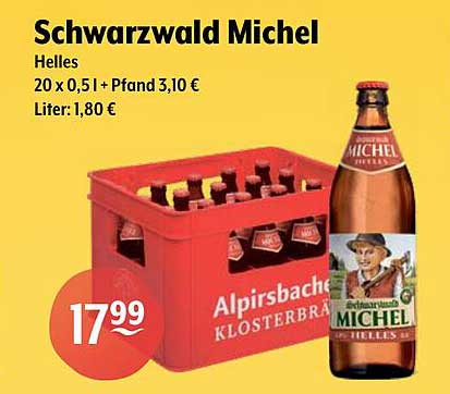 Schwarzwald Michel Helles 20 x 0,5 L