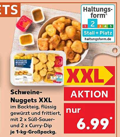 Schweine-Nuggets XXL im Backteig