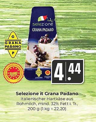 Selezione it Grana Padano - italienischer Hartkäse aus Rohmilch
